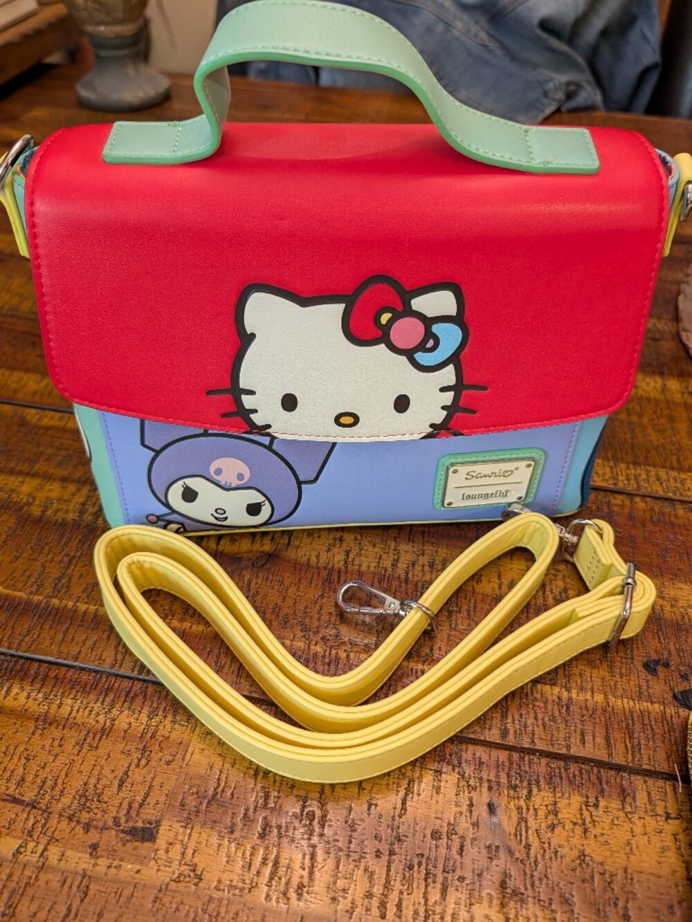 Sanrio Hello Kitty Colorblock Crossbody Bag